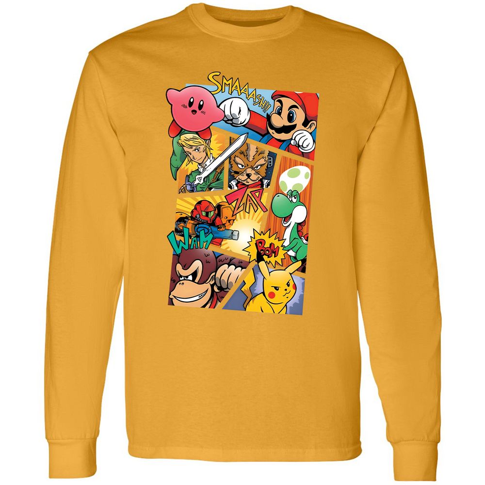 Long Sleeve T-Shirt - 7UTEJR31 - Gold - 9