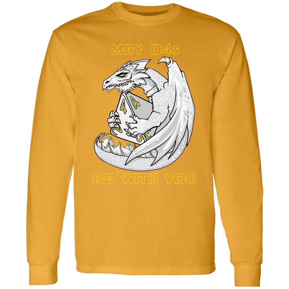 Long Sleeve T-Shirt - KALFJ5DY - Gold - 9