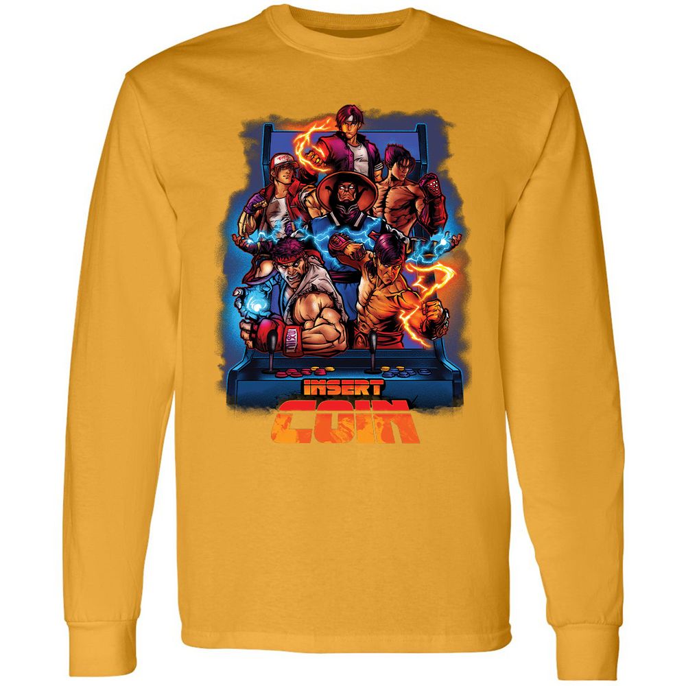 Long Sleeve T-Shirt - VGNV2YCW - Gold - 9