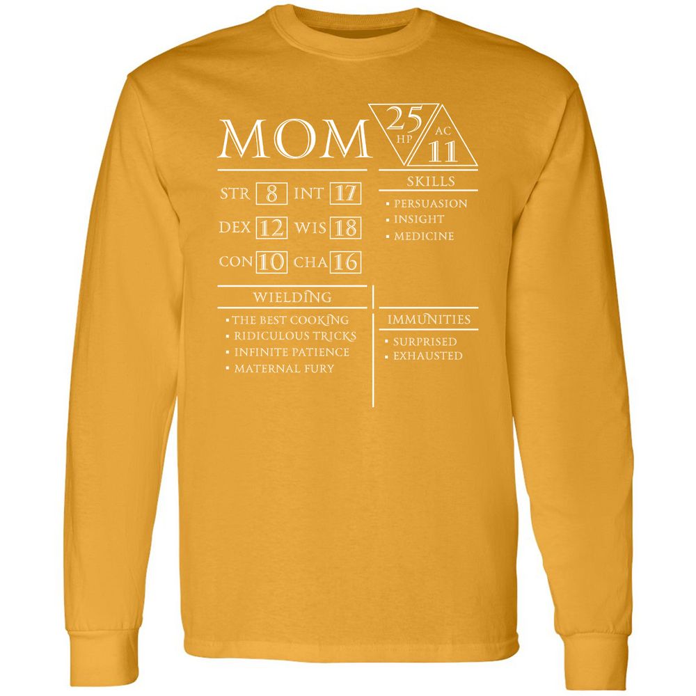 Long Sleeve T-Shirt - 79BJRKZC - Gold - 9