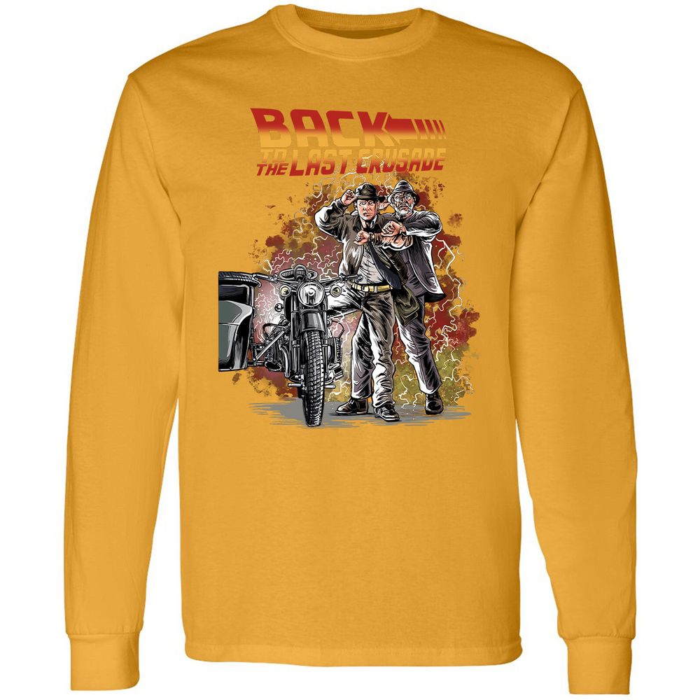 Long Sleeve T-Shirt - PKQYNBGA - Gold - 9