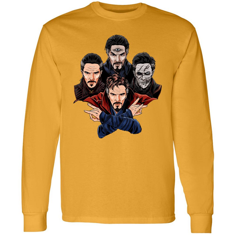 Long Sleeve T-Shirt - AZRA7AEW - Gold - 9