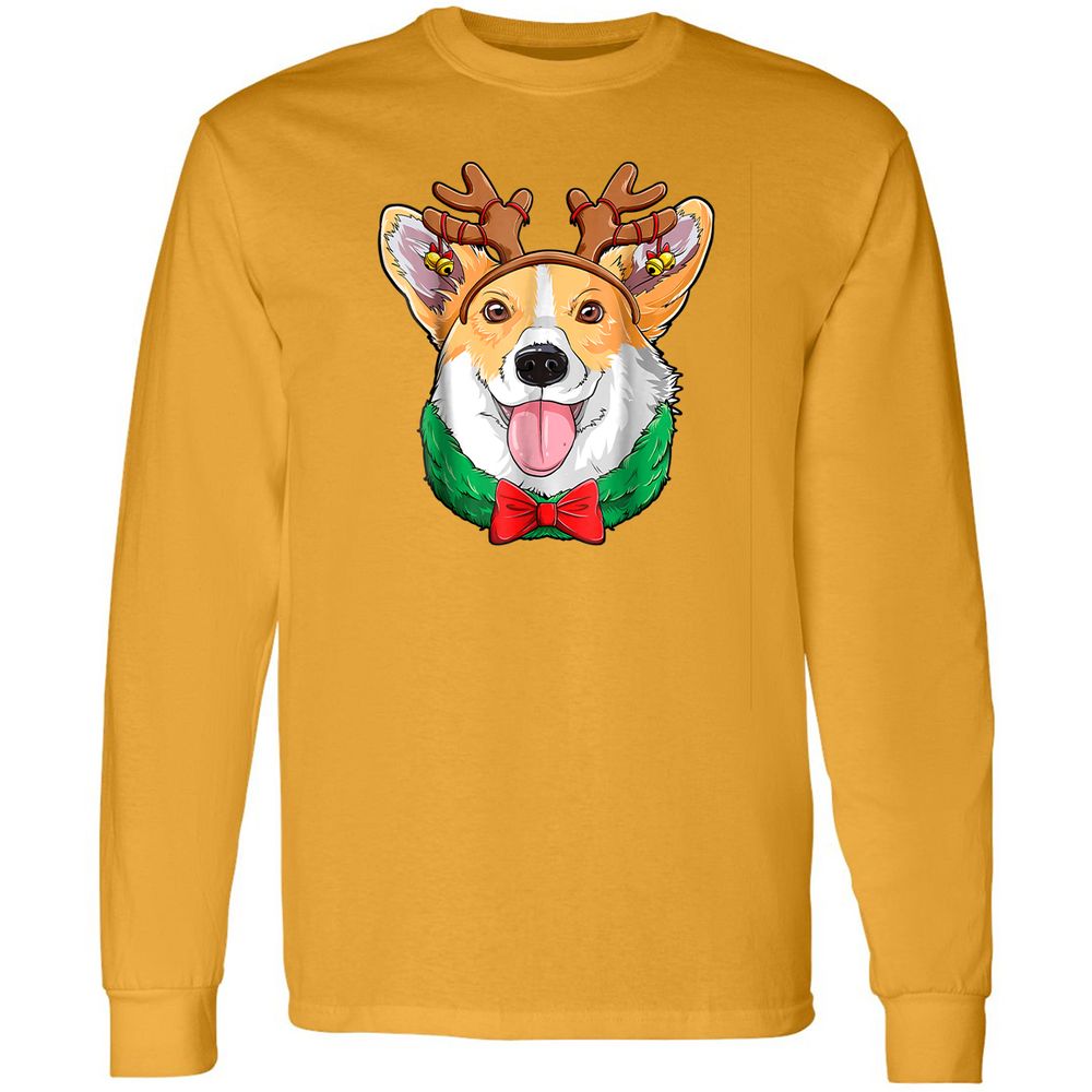 Long Sleeve T-Shirt - QGGBVF6A - Gold - 9