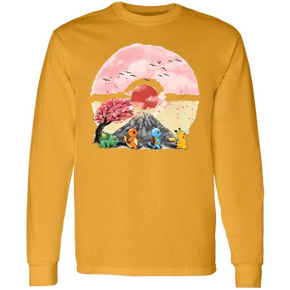 Long Sleeve T-Shirt - 2KAD3BEV - Gold - 9