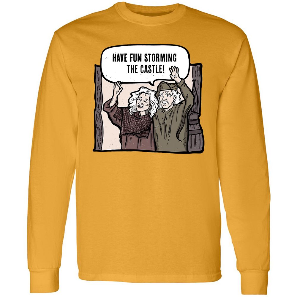 Long Sleeve T-Shirt - NQZTX449 - Gold - 9