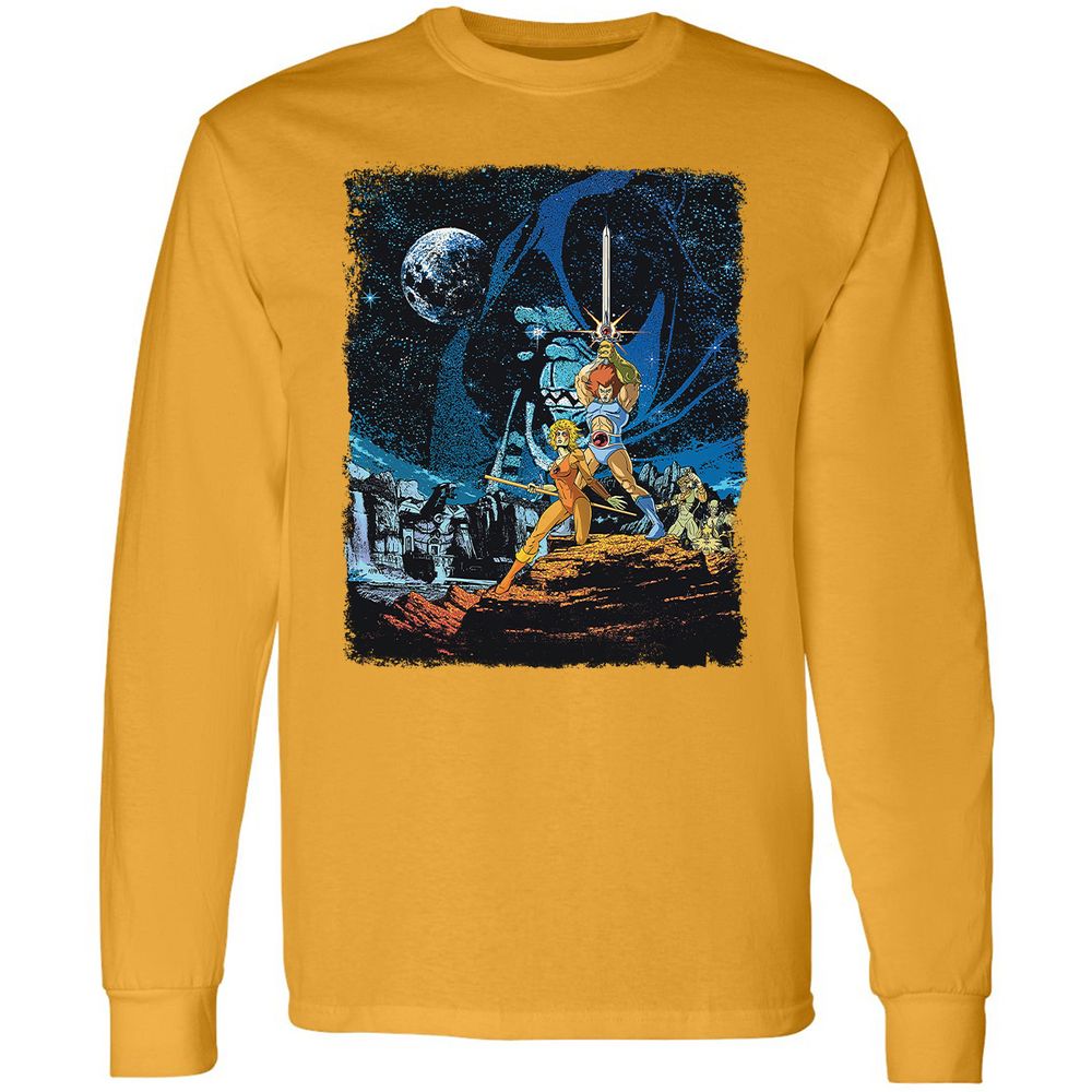 Long Sleeve T-Shirt - R8C8JHJJ - Gold - 9