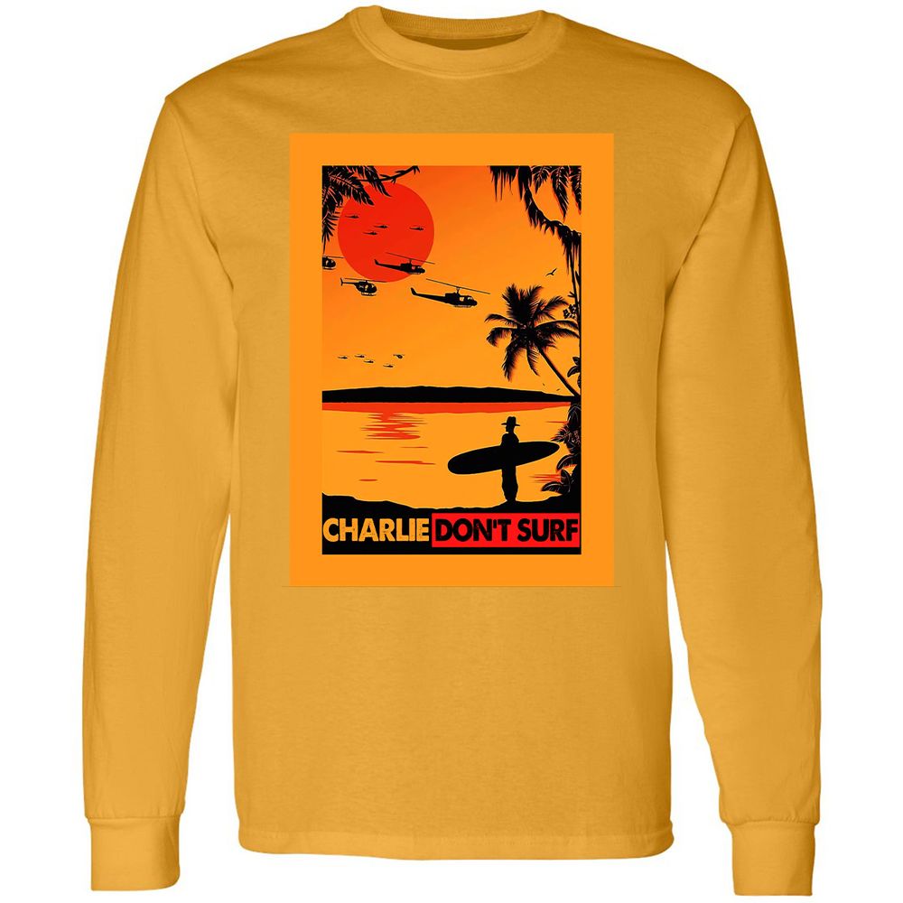 Long Sleeve T-Shirt - AXSNUAQL - Gold - 9