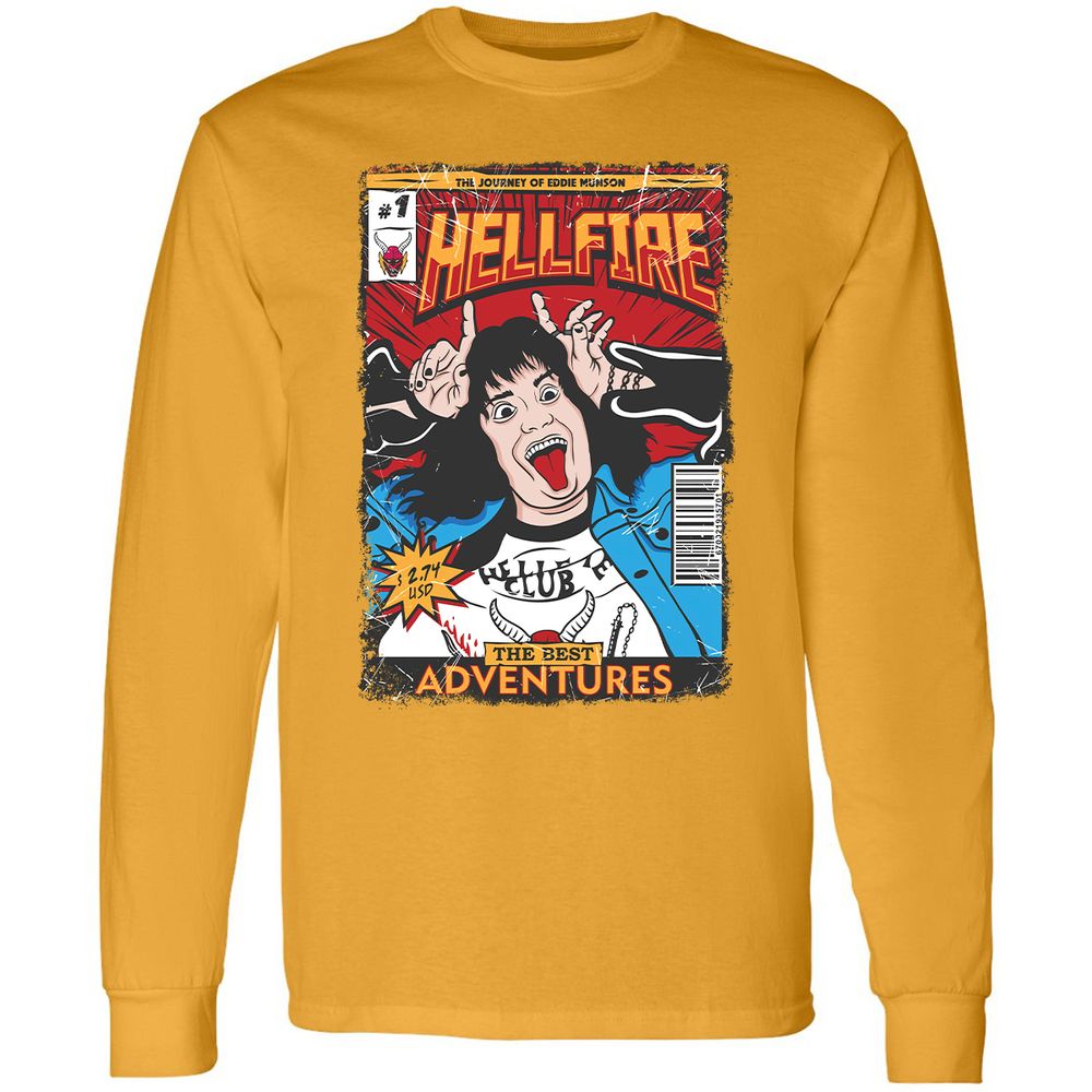 Long Sleeve T-Shirt - XNT91LA9 - Gold - 9