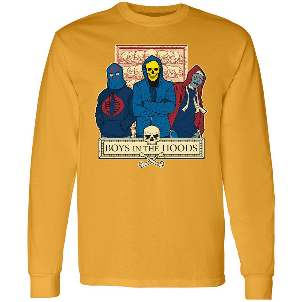 Long Sleeve T-Shirt - YPXUANAA - Gold - 9