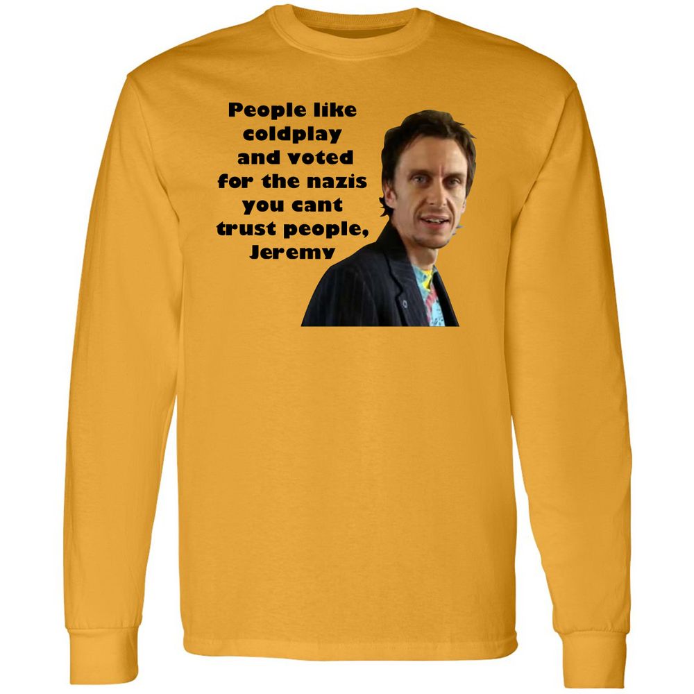 Long Sleeve T-Shirt - YFYB4DAB - Gold - 9