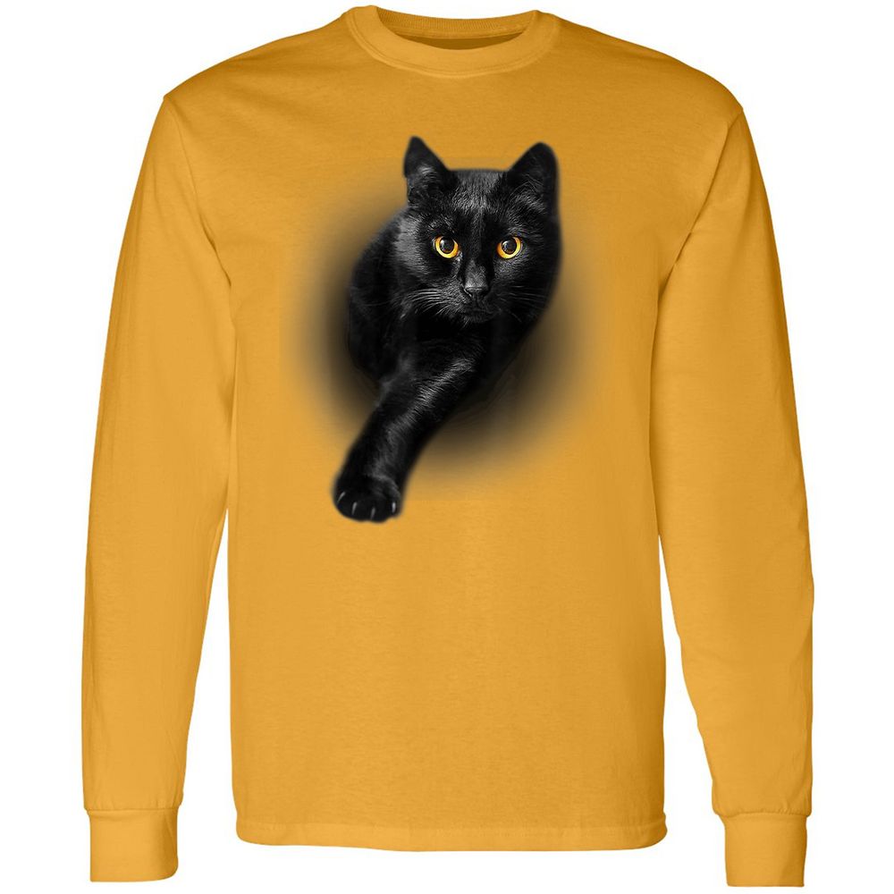 Long Sleeve T-Shirt - 9NW6ELH9 - Gold - 9