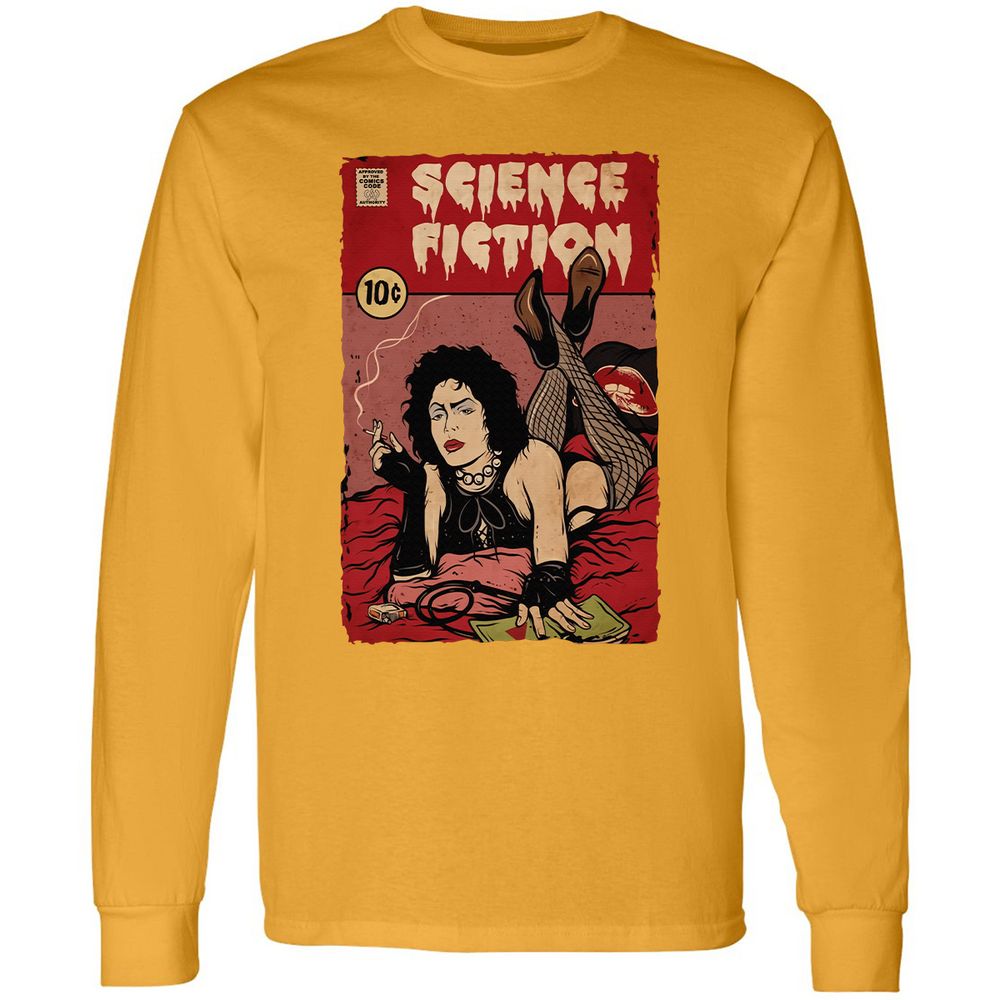 Long Sleeve T-Shirt - 7XFMQPA2 - Gold - 9