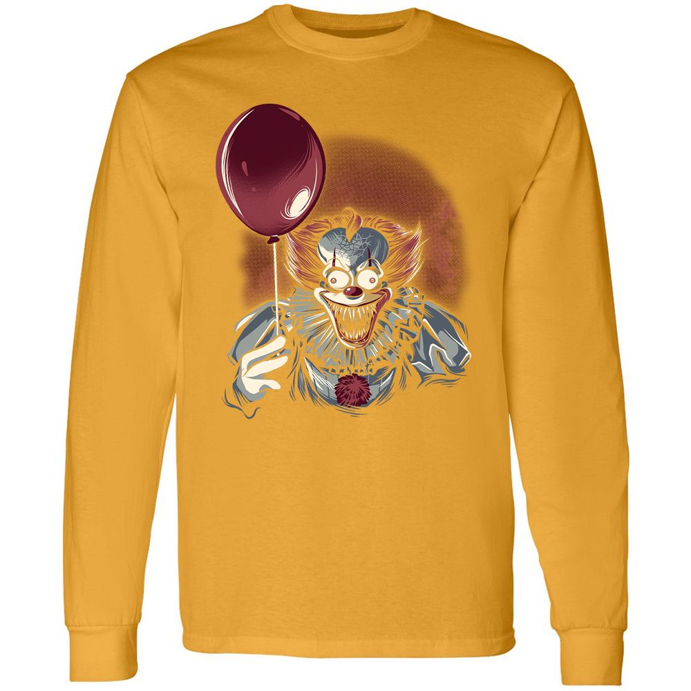 Long Sleeve T-Shirt - YLFMV9U3 - Gold - 9