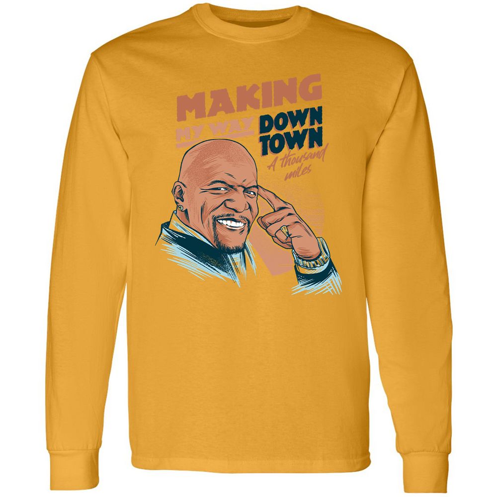 Long Sleeve T-Shirt - 5VGPGMVE - Gold - 9