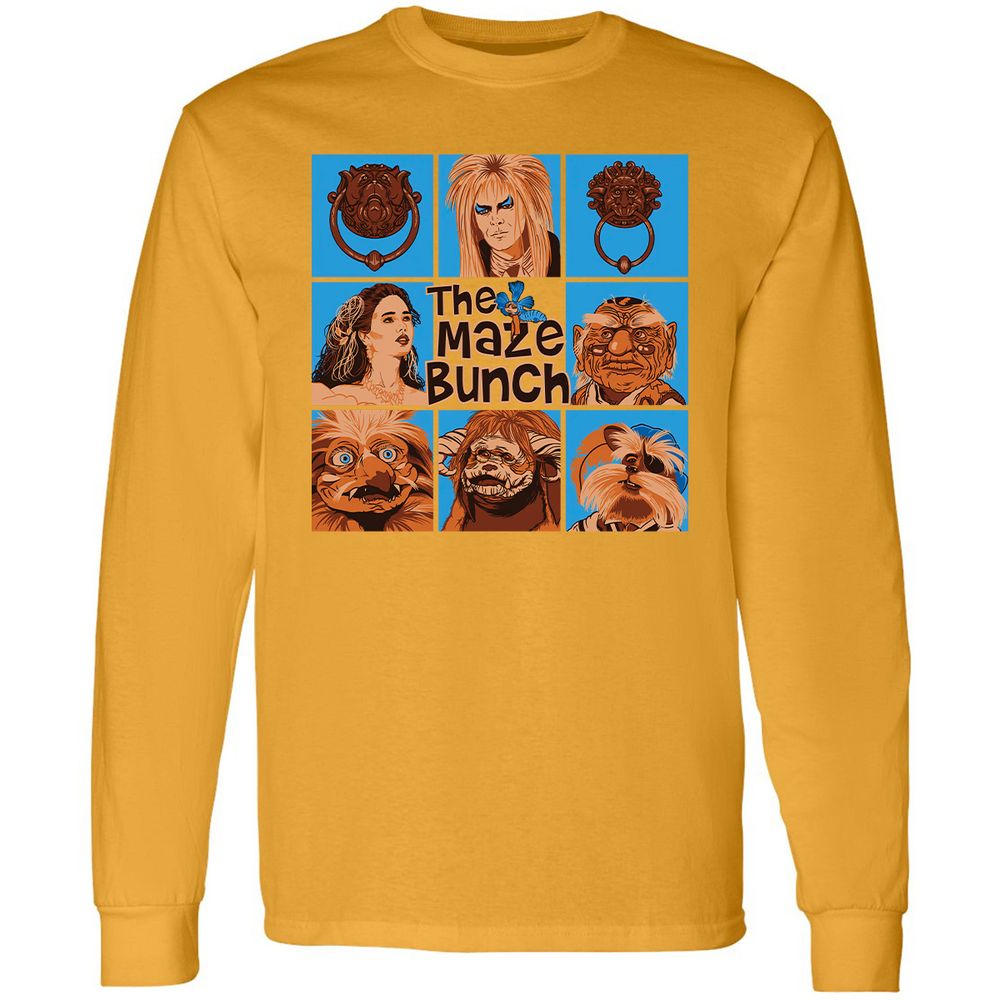 Long Sleeve T-Shirt - ZJTCVZF5 - Gold - 9