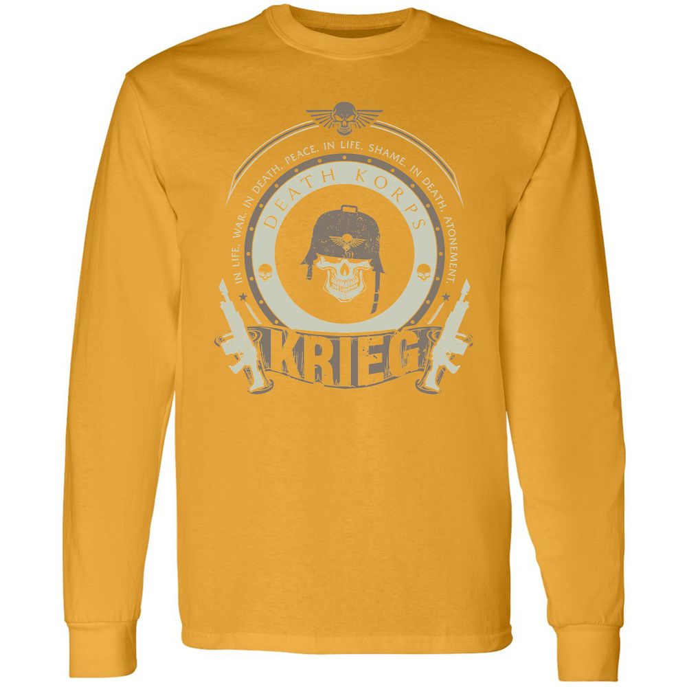 Long Sleeve T-Shirt - BWVGL7TS - Gold - 9