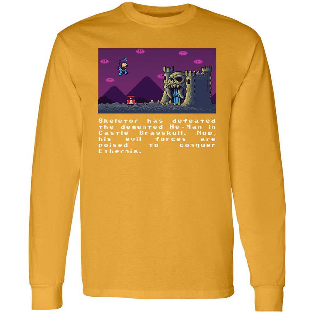 Long Sleeve T-Shirt - BG3FEJB5 - Gold - 9