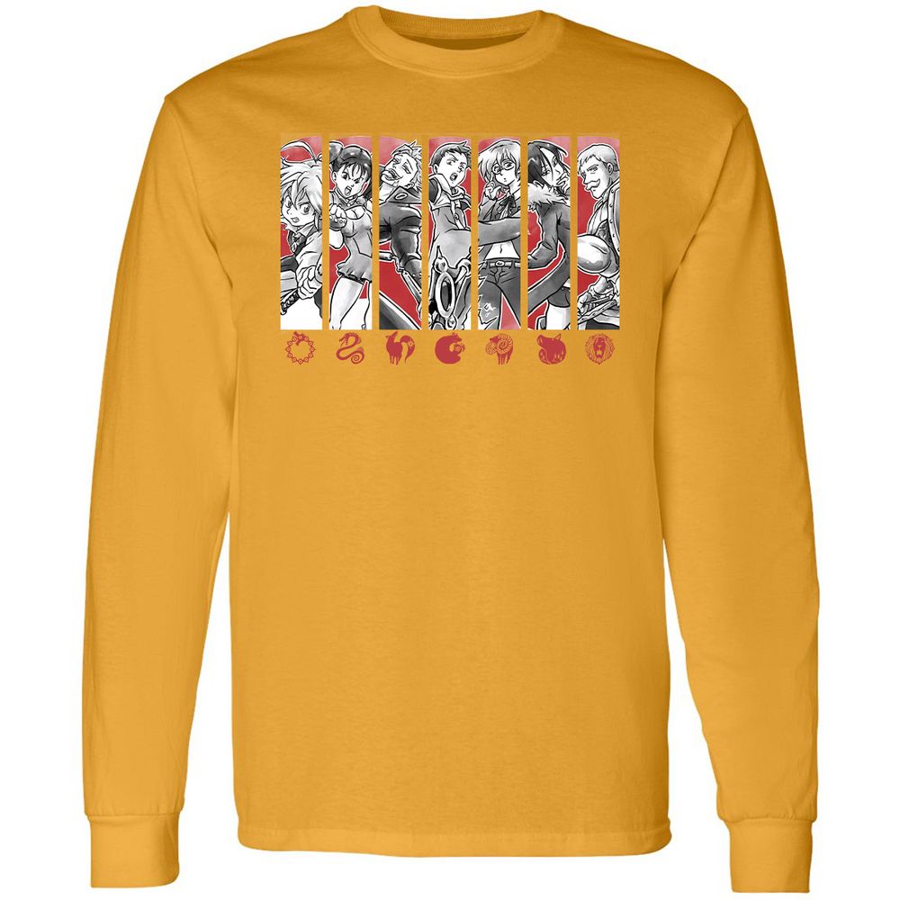 Long Sleeve T-Shirt - P81RMQZZ - Gold - 9