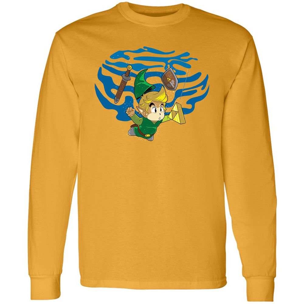 Long Sleeve T-Shirt - D3DEZA33 - Gold - 9