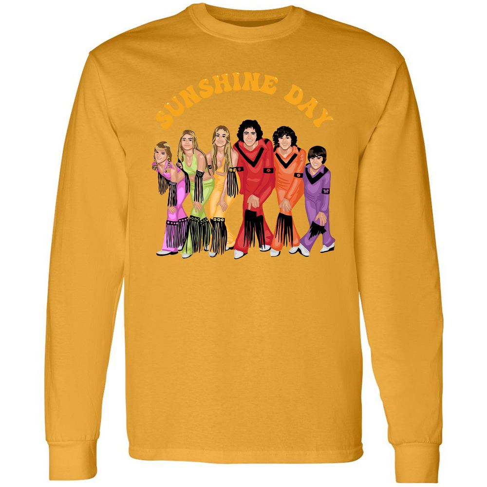 Long Sleeve T-Shirt - QAWADKRX - Gold - 9