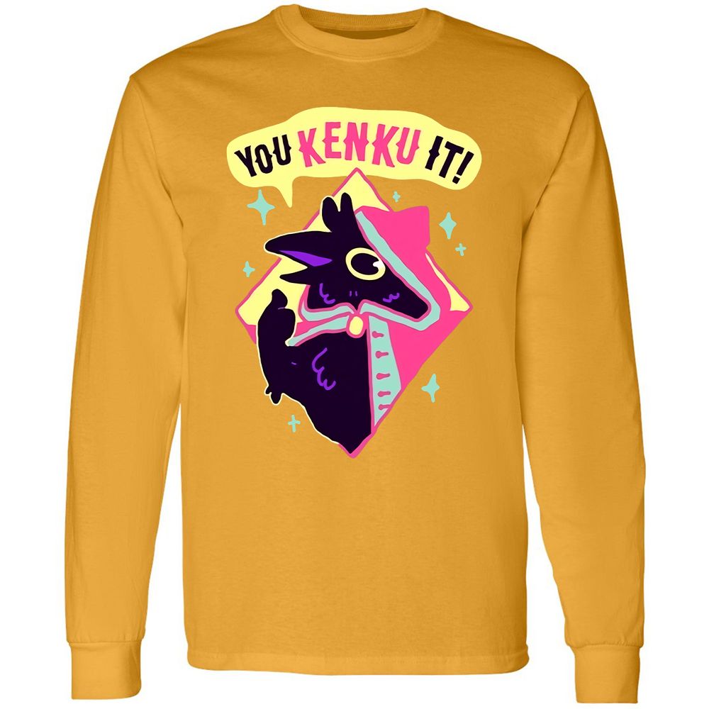 Long Sleeve T-Shirt - E1YKPWSX - Gold - 9