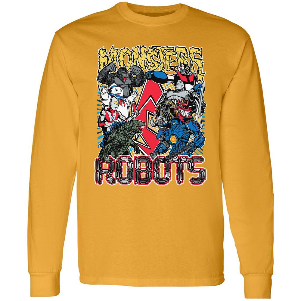 Long Sleeve T-Shirt - W3FAHGM3 - Gold - 9