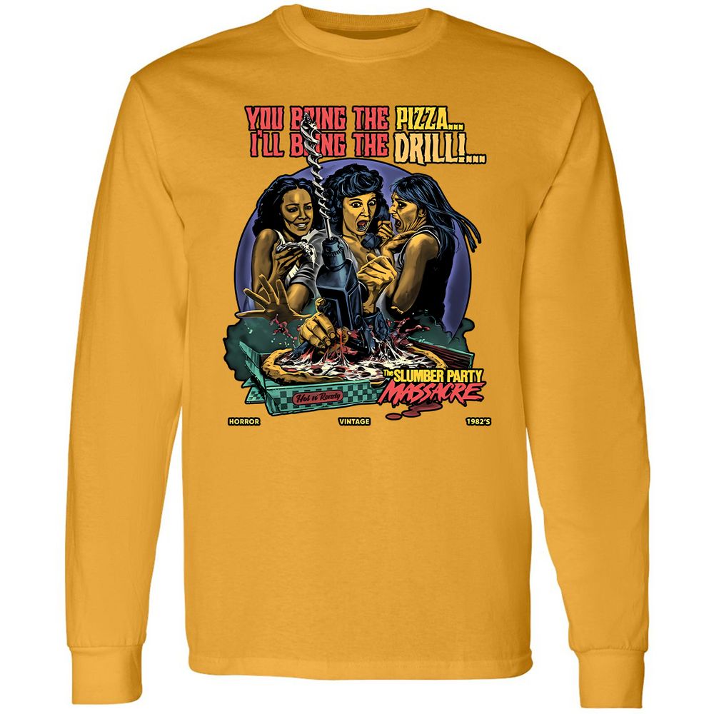 Long Sleeve T-Shirt - WVC5Q7X5 - Gold - 9