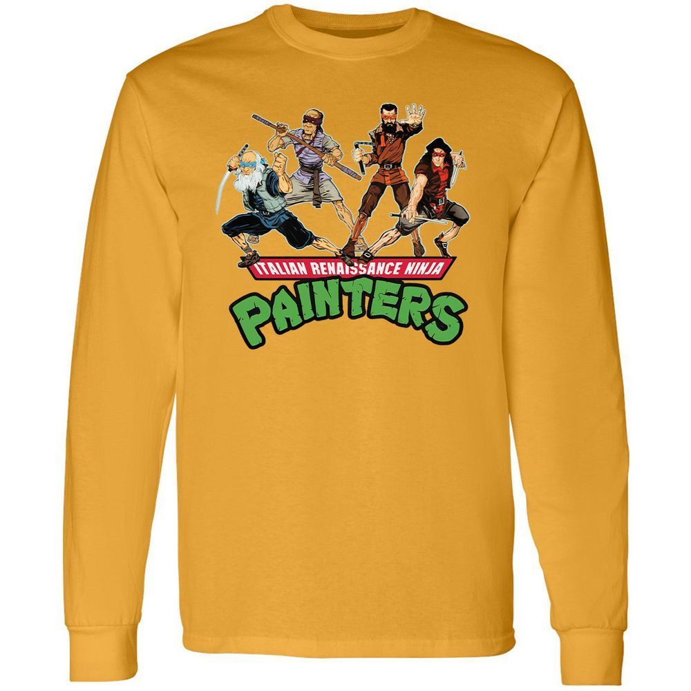 Long Sleeve T-Shirt - XJJTVRXH - Gold - 9