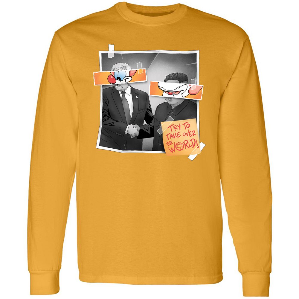 Long Sleeve T-Shirt - V184K7TK - Gold - 9