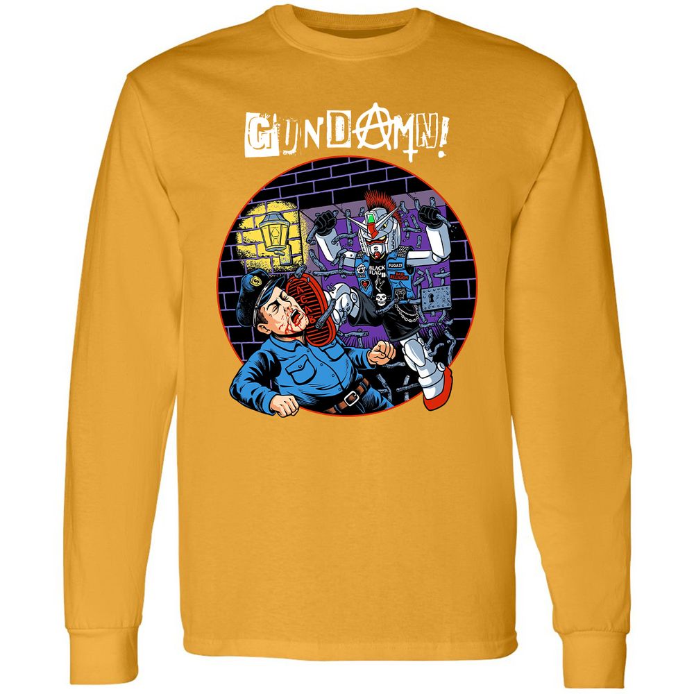 Long Sleeve T-Shirt - GXH5NS96 - Gold - 9