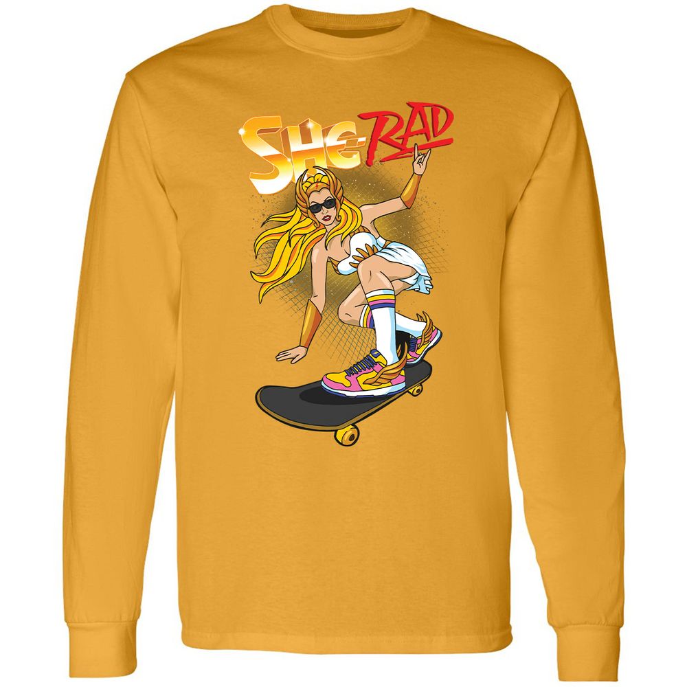 Long Sleeve T-Shirt - EPQV7EY6 - Gold - 9