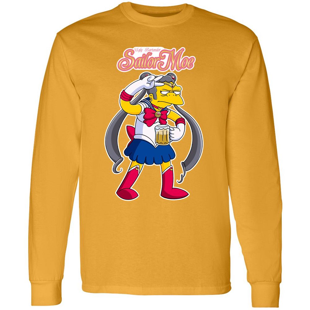 Long Sleeve T-Shirt - FBWEVWQ5 - Gold - 9