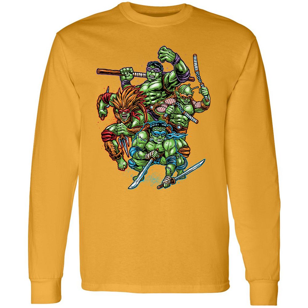 Long Sleeve T-Shirt - 84NQK8VW - Gold - 9