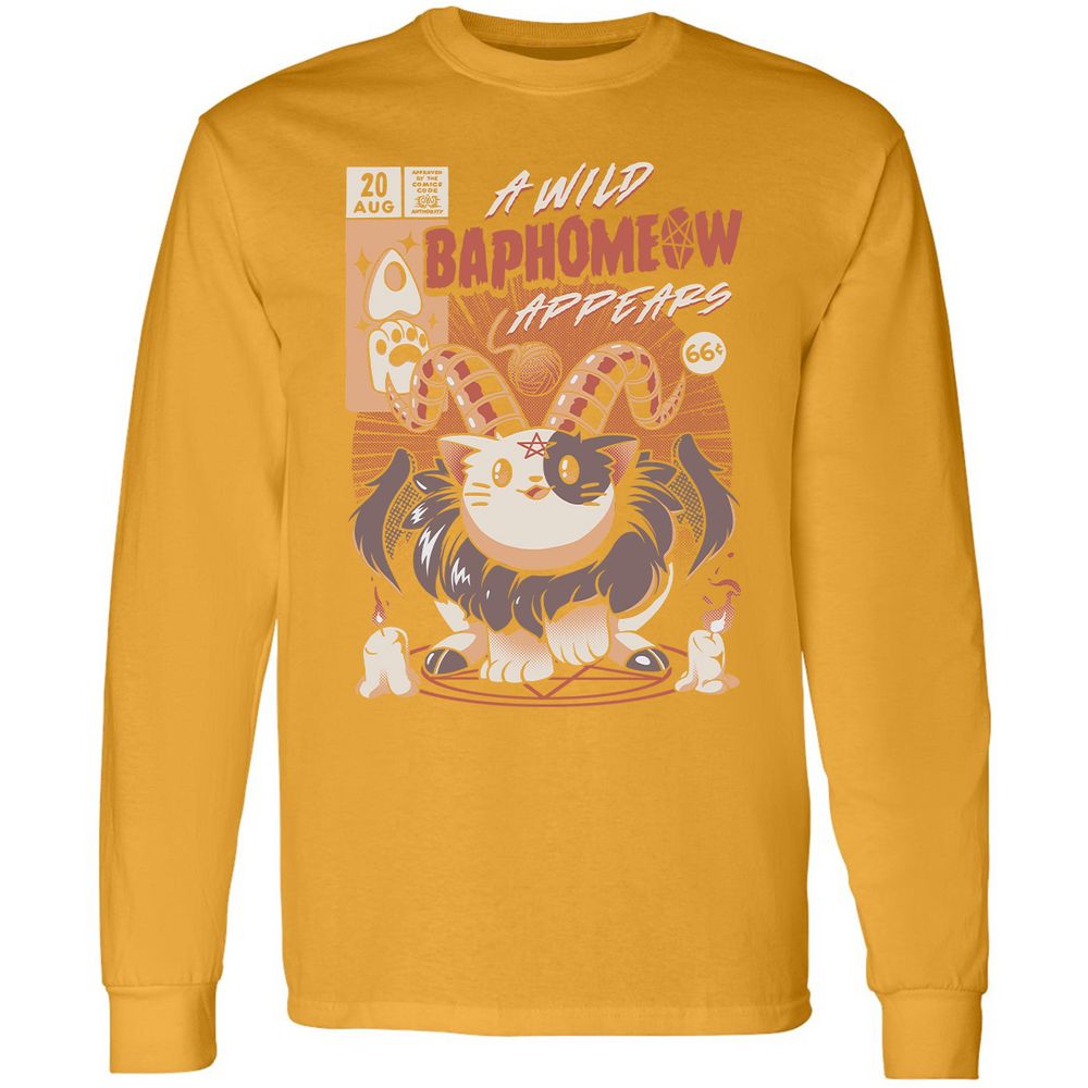 Long Sleeve T-Shirt - 6BY5YJ94 - Gold - 9