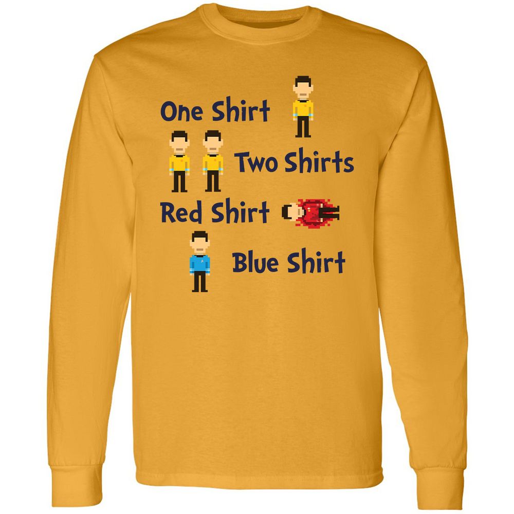 Red Shirt, Blue Shirt - Gold - 9