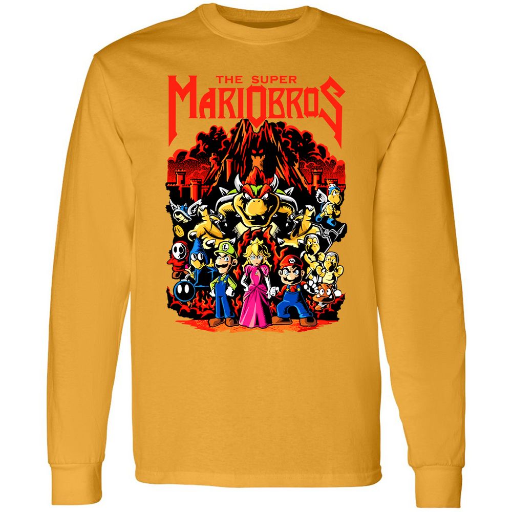 Long Sleeve T-Shirt - 8ZMR8XPP - Gold - 9