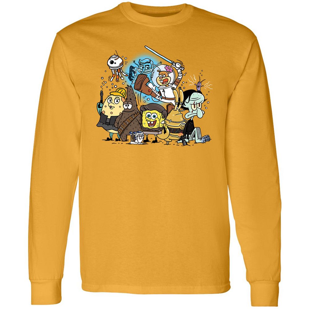 Long Sleeve T-Shirt - A5HBBW1X - Gold - 9