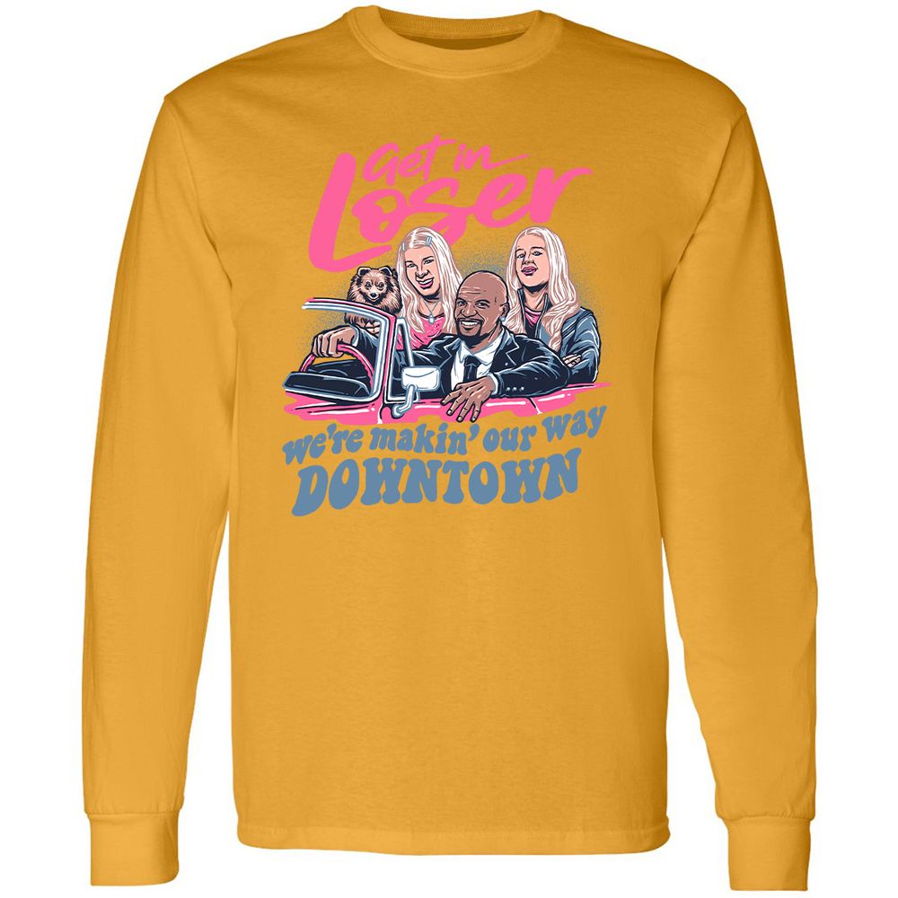 Long Sleeve T-Shirt - F67UBF3V - Gold - 9