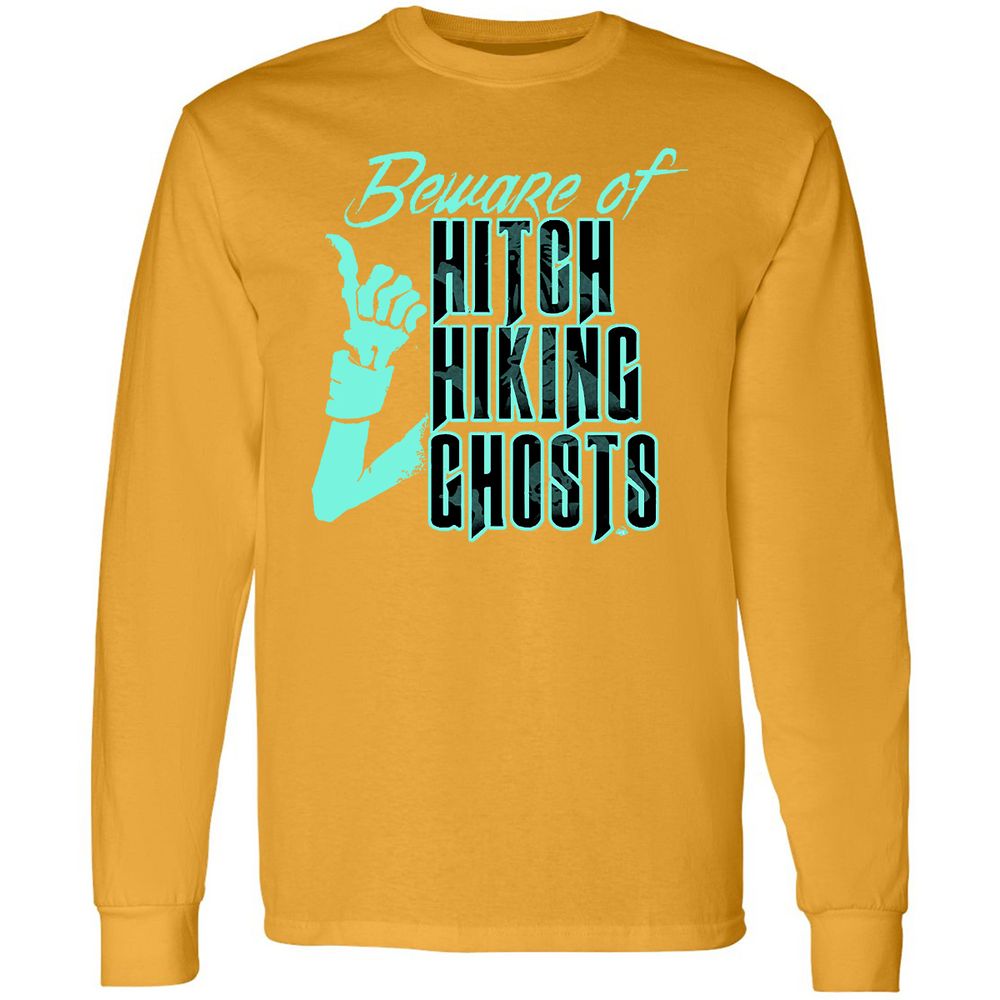Long Sleeve T-Shirt - WYGZDMYQ - Gold - 9