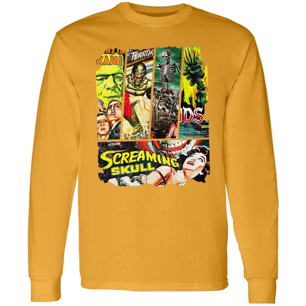 Long Sleeve T-Shirt - F1BWKCTL - Gold - 9