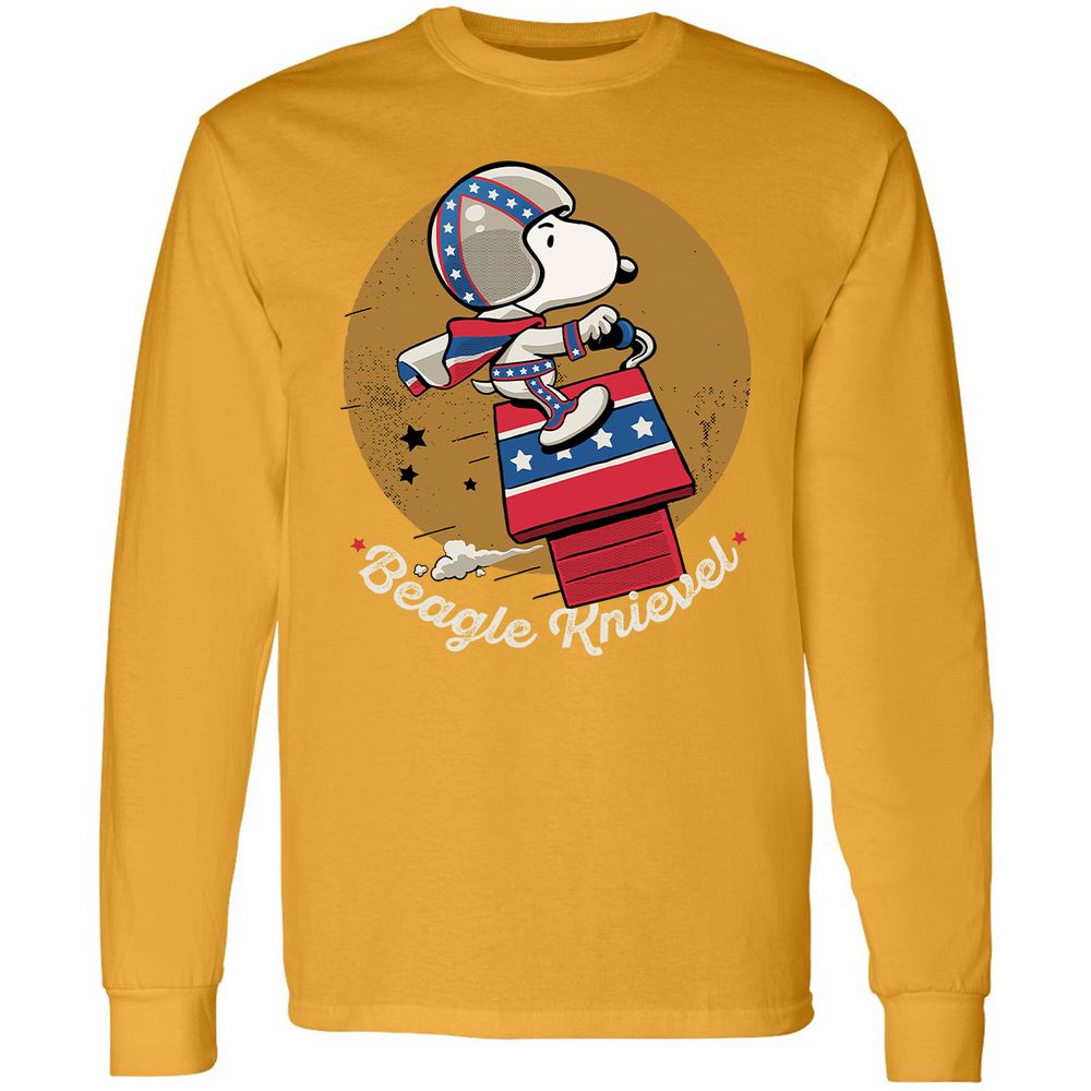 Long Sleeve T-Shirt - C4CKQ13R - Gold - 9