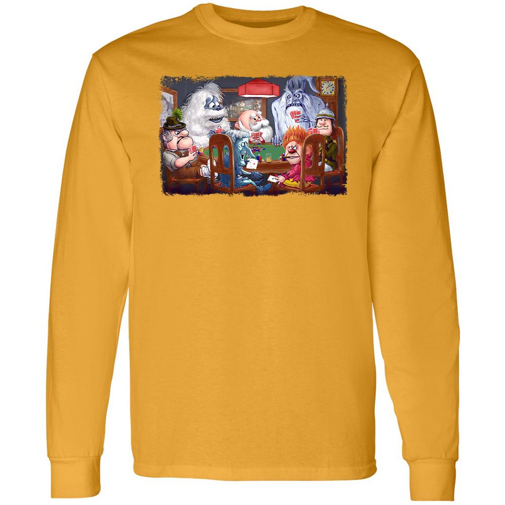 Long Sleeve T-Shirt - M5FVMF97 - Gold - 9