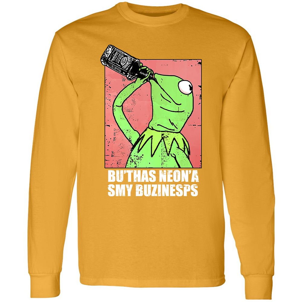 Long Sleeve T-Shirt - KYNBM7JG - Gold - 9