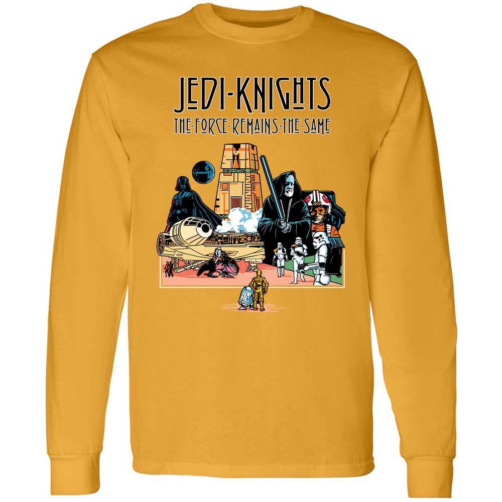 Long Sleeve T-Shirt - GGMKBWU7 - Gold - 9