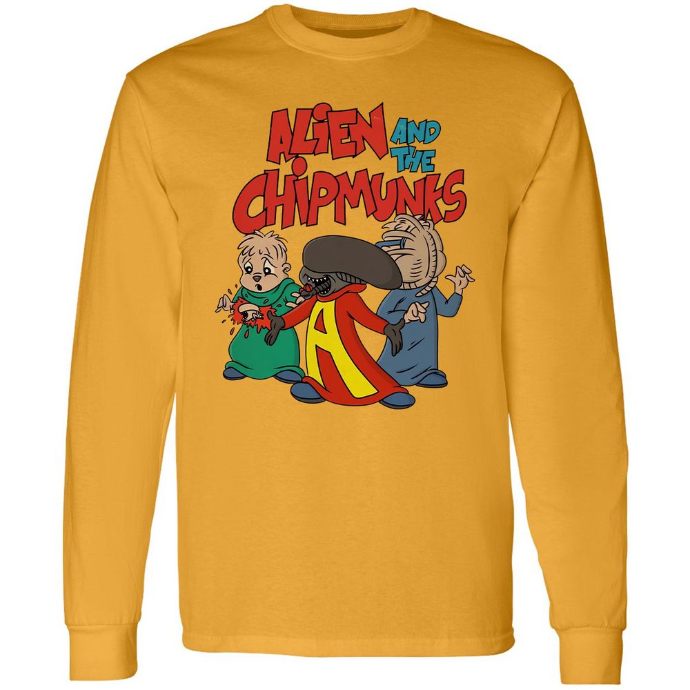 Long Sleeve T-Shirt - AAHAAXPM - Gold - 9