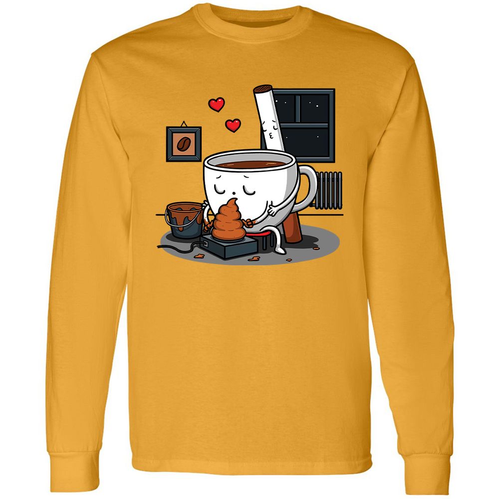 Long Sleeve T-Shirt - G1G8UFGU - Gold - 9