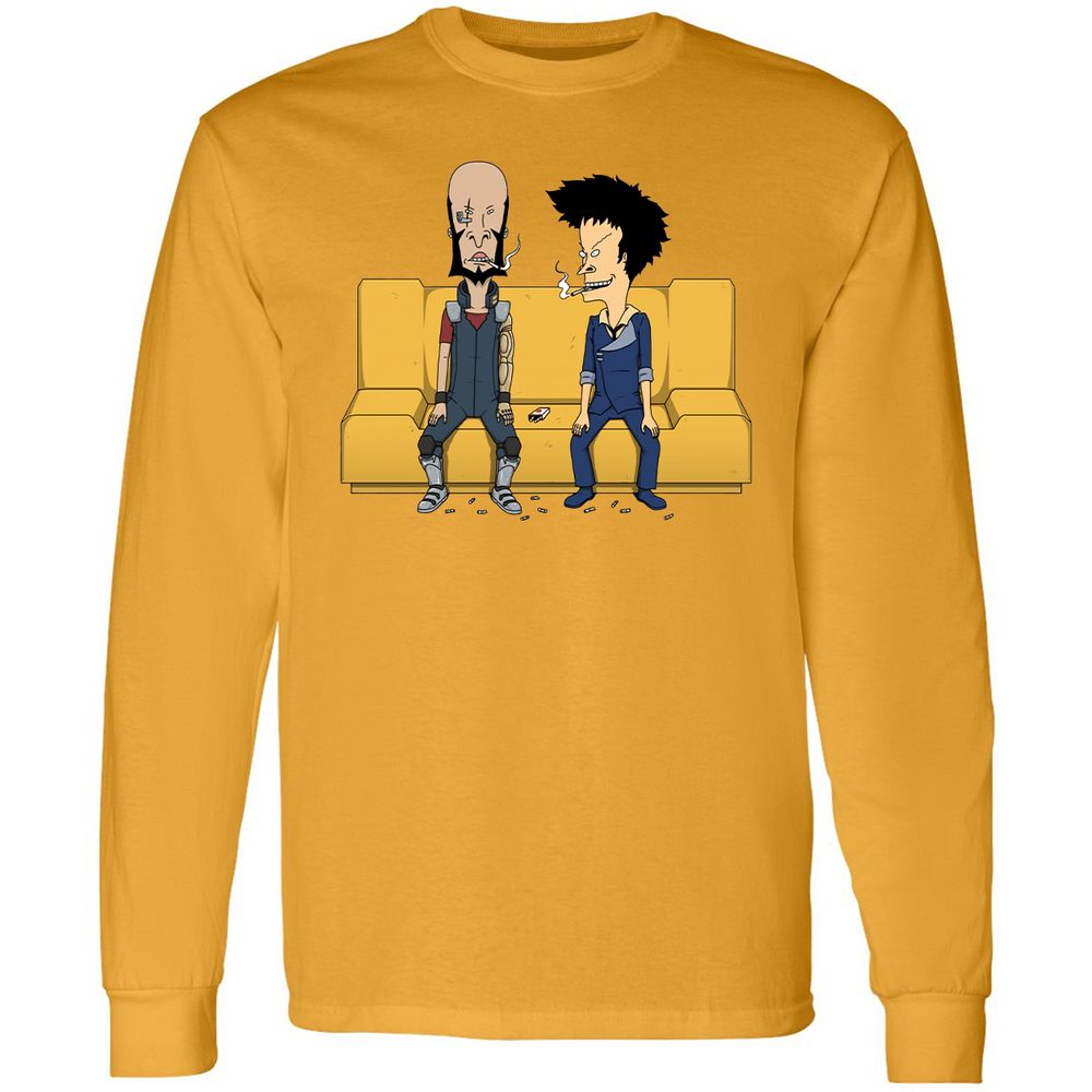 Long Sleeve T-Shirt - F6JNZQ3Y - Gold - 9