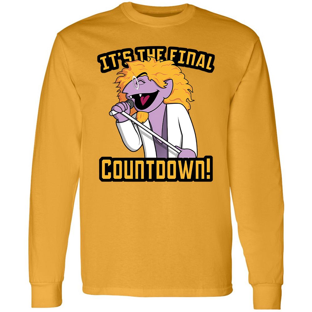 Long Sleeve T-Shirt - RVV5AKJQ - Gold - 9