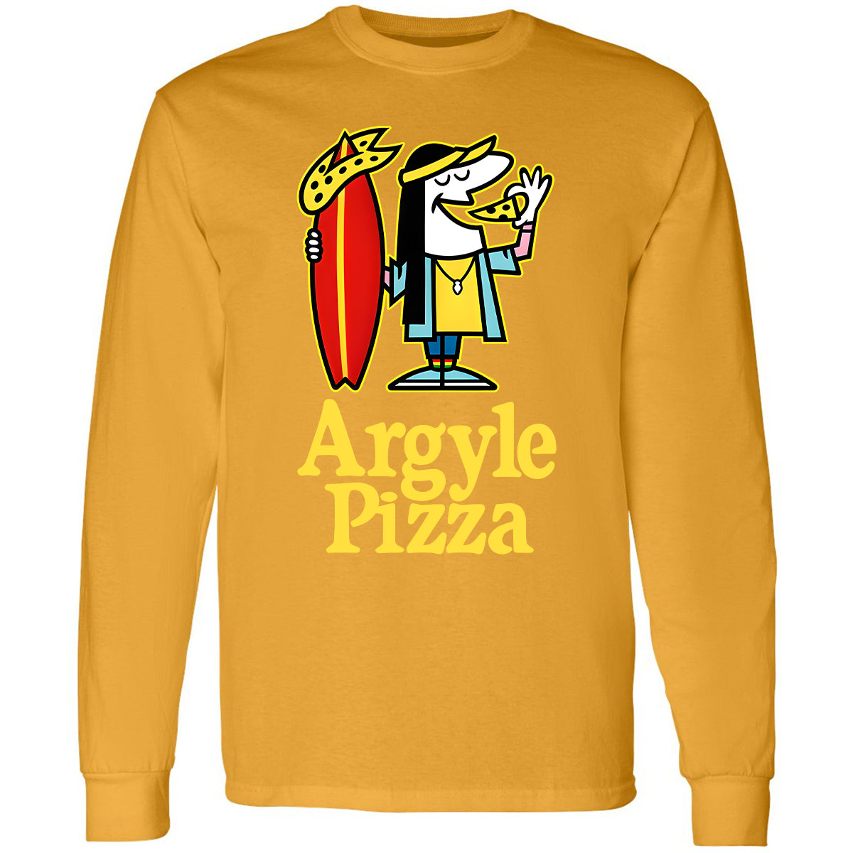 Long Sleeve T-Shirt - RFFP7KRF - Gold - 9