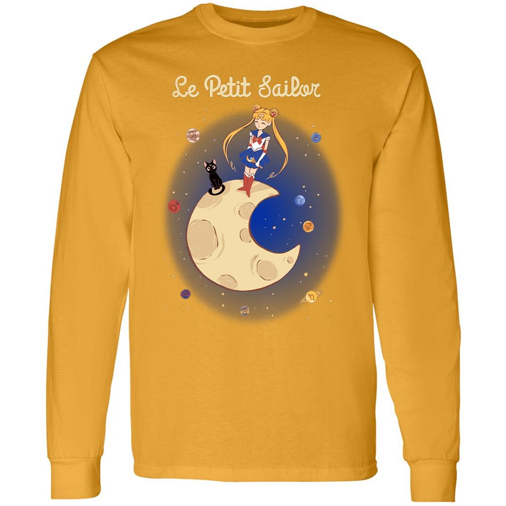 Long Sleeve T-Shirt - C3QSLZRA - Gold - 9